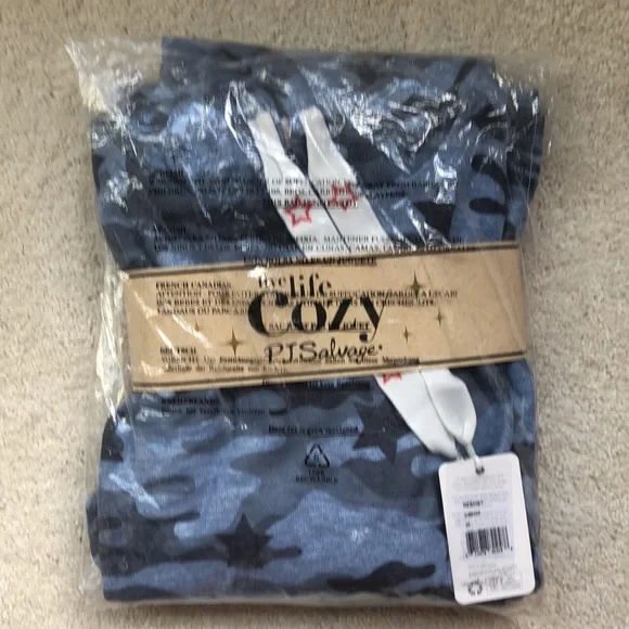 *see updated listing to purchase Medium* PJ Salvage Starlight Blue Camo Set - Picture 5 of 7